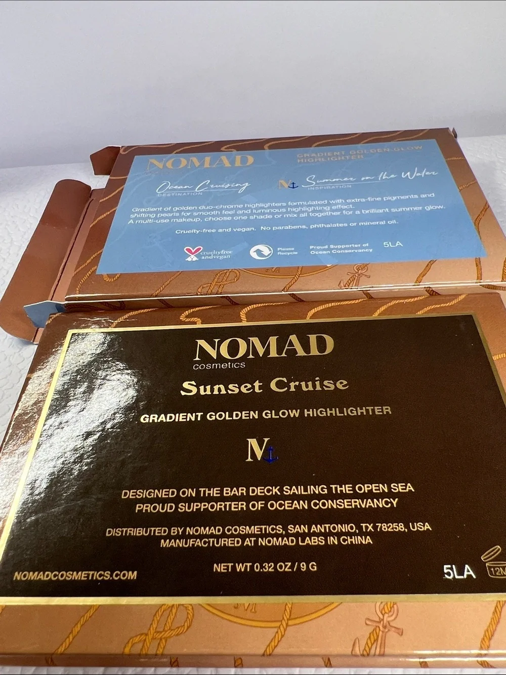 Nomad Cosmetics Sunrise Cruise Shimmer Highlighter Palette - Gradient Golden Glo